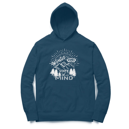 Winter Hoodie - Navy Blue  (Available in multiple size & Colour)