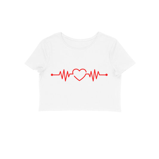 Heart Beat Crop Top (Size XS to 2XL in all colours)