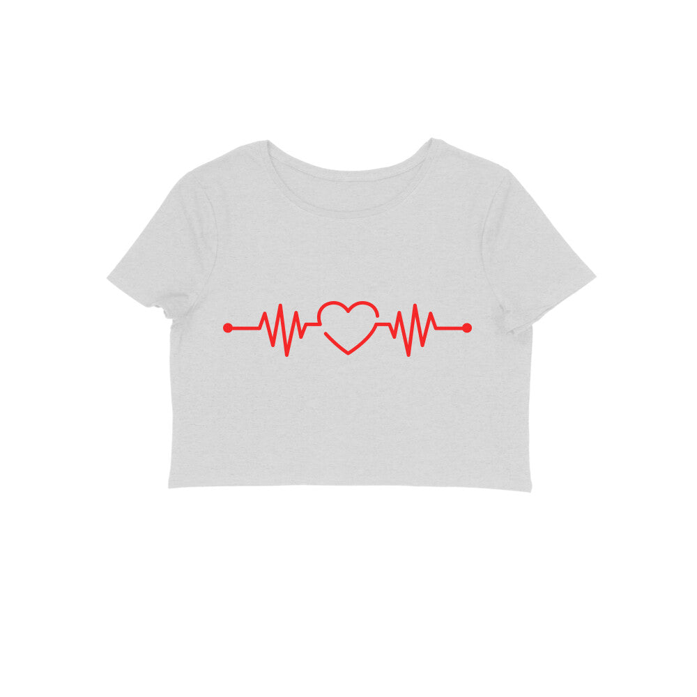 Heart Beat Crop Top (Size XS to 2XL in all colours)