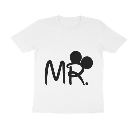 Mr-Mrs Couple T Shirts for Men & Women (Available in multiple size & Colour)